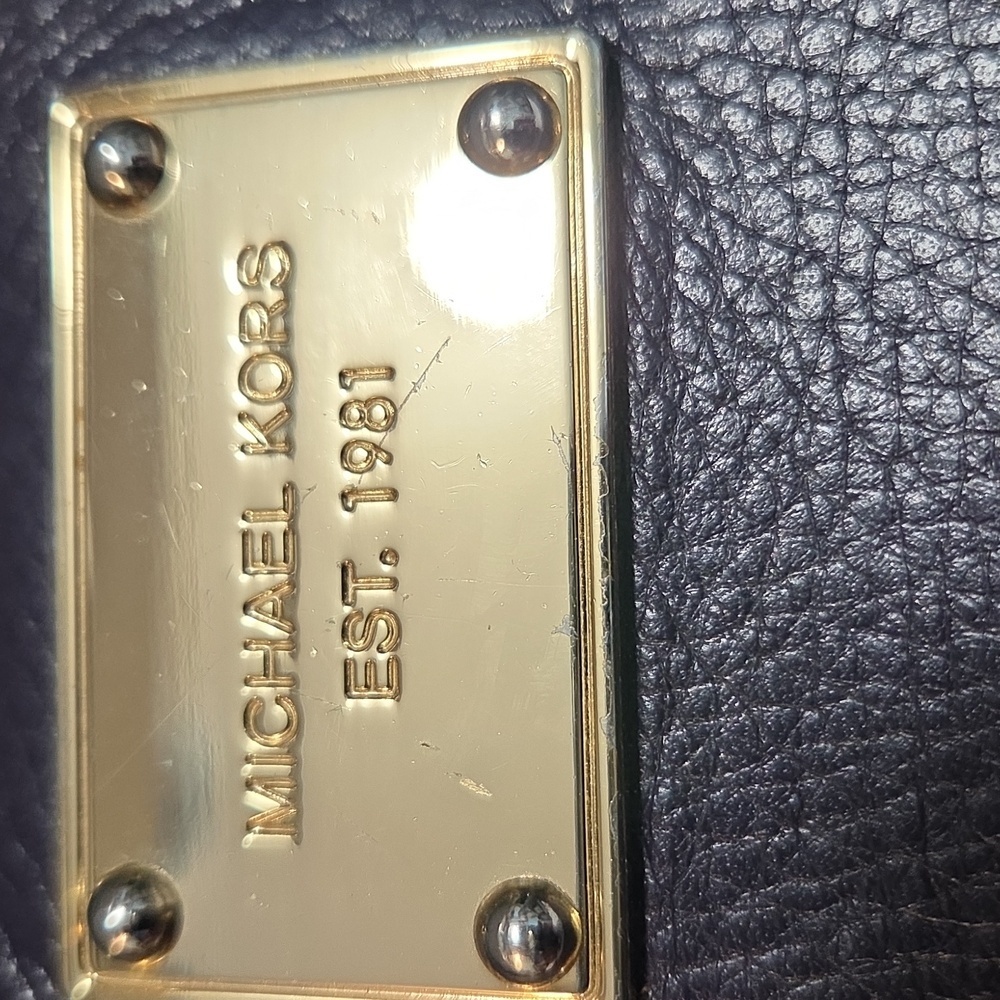 Michael Kors Eggplant Purple Leather Wallet - Picture 3 of 7